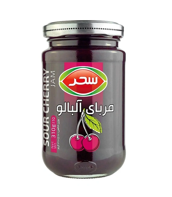 323 مربای آلبالو شیشه سحر (310 گرم) - Image 1
